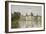 View of the Castle Fontainebleau-Jean-Baptiste-Camille Corot-Framed Giclee Print