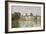 View of the Castle Fontainebleau-Jean-Baptiste-Camille Corot-Framed Giclee Print