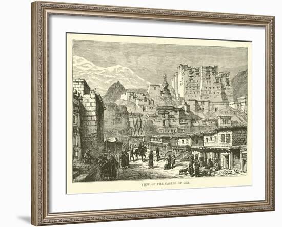 View of the Castle of Leh-null-Framed Giclee Print