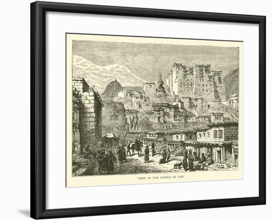 View of the Castle of Leh-null-Framed Giclee Print