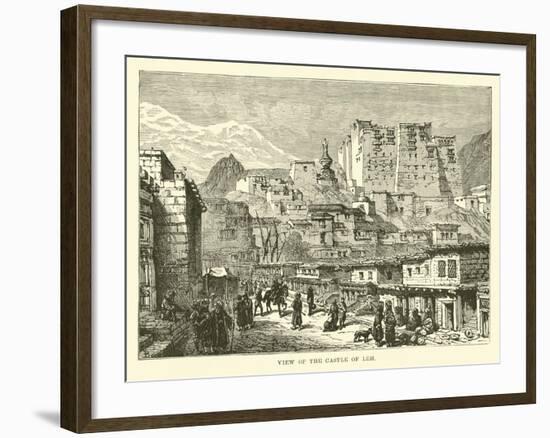 View of the Castle of Leh-null-Framed Giclee Print