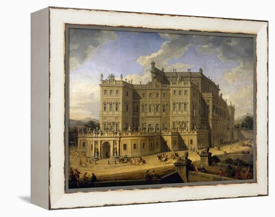 View of the Castle of Rivoli, 1723-Giovanni Paolo Pannini-Framed Premier Image Canvas