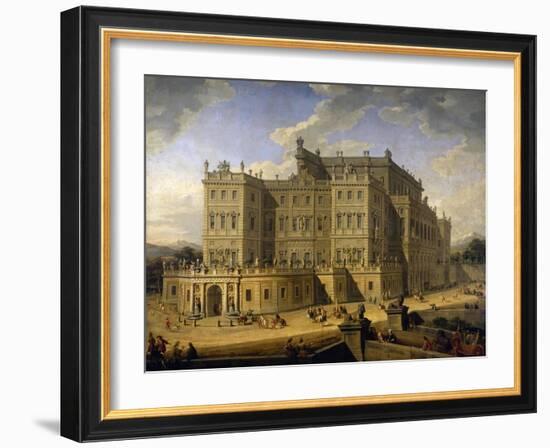 View of the Castle of Rivoli, 1723-Giovanni Paolo Pannini-Framed Giclee Print