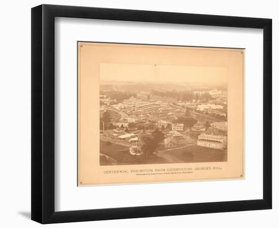 View of the Centennial International Exhibition-null-Framed Giclee Print