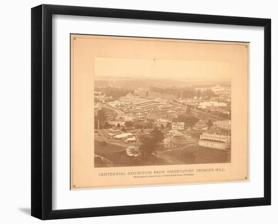 View of the Centennial International Exhibition-null-Framed Giclee Print