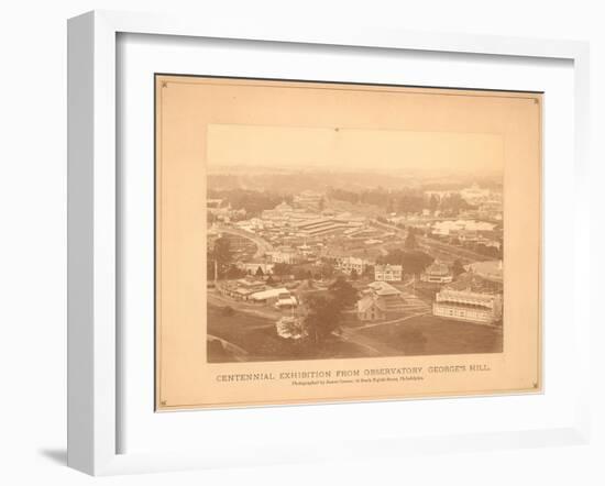 View of the Centennial International Exhibition-null-Framed Giclee Print