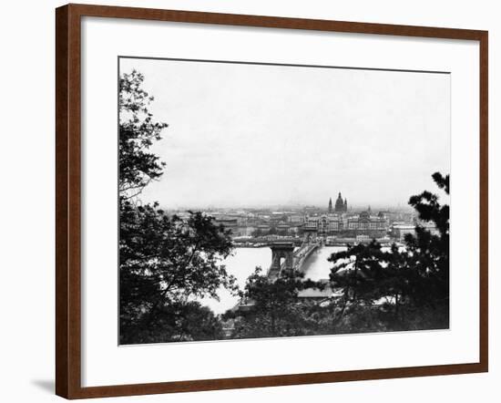 View of the Chain Bridge-null-Framed Photographic Print