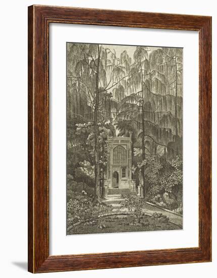 View of the Chapel in the Garden at Strawberry Hill-William Pars-Framed Premium Giclee Print