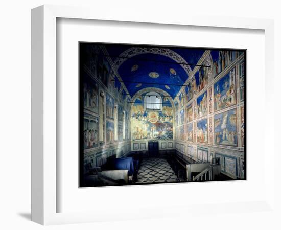 View of the Chapel Looking Towards the Last Judgement, circa 1305-Giotto di Bondone-Framed Giclee Print
