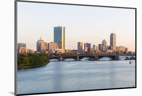 View of the Charles River and the Skyline of the Back Bay, Boston, Massachusetts-Jerry and Marcy Monkman-Mounted Photographic Print