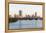 View of the Charles River and the Skyline of the Back Bay, Boston, Massachusetts-Jerry and Marcy Monkman-Framed Premier Image Canvas