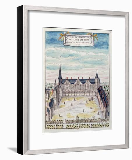 View of the Chateau De Plessis-Les-Tours in the Tourraine, 1699 (See also 173766)-null-Framed Giclee Print