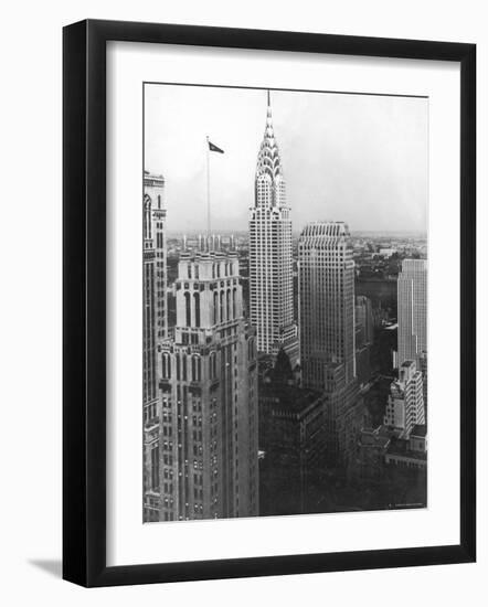 View of the Chrysler Building in New York City-null-Framed Photographic Print