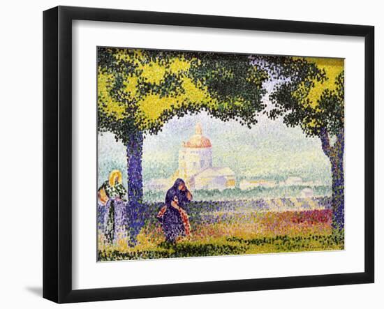 View of the Church of Santa Maria Degli Angeli Near Assisi, 1909-Henri Edmond Cross-Framed Giclee Print