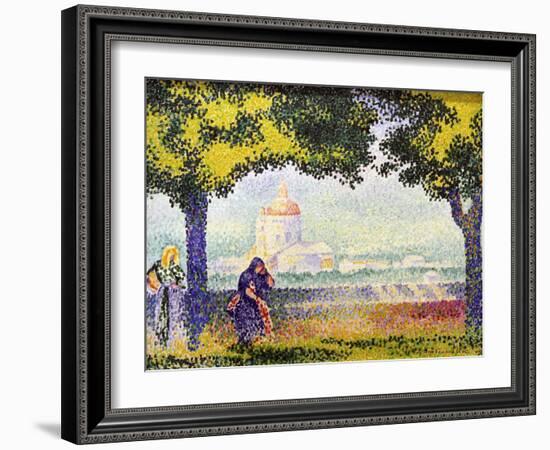 View of the Church of Santa Maria Degli Angeli Near Assisi, 1909-Henri Edmond Cross-Framed Giclee Print