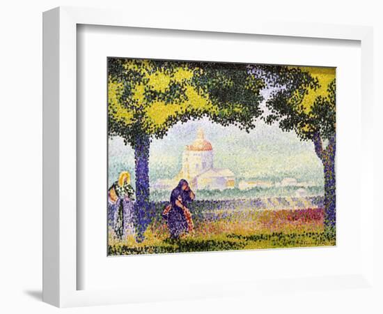 View of the Church of Santa Maria Degli Angeli Near Assisi, 1909-Henri Edmond Cross-Framed Giclee Print