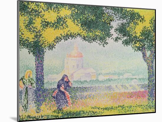 View of the Church of Santa Maria Degli Angeli, Near Assisi, 1909-Henri Edmond Cross-Mounted Giclee Print