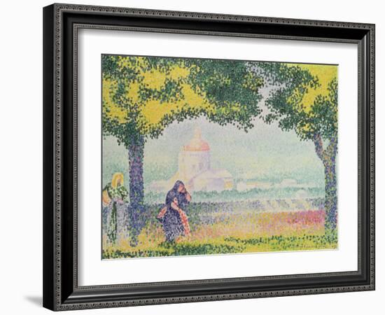 View of the Church of Santa Maria Degli Angeli, Near Assisi, 1909-Henri Edmond Cross-Framed Giclee Print