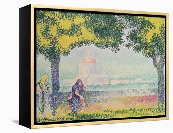 View of the Church of Santa Maria Degli Angeli, Near Assisi, 1909-Henri Edmond Cross-Framed Premier Image Canvas