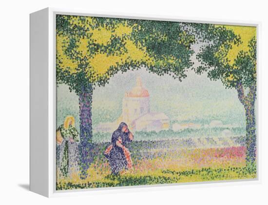 View of the Church of Santa Maria Degli Angeli, Near Assisi, 1909-Henri Edmond Cross-Framed Premier Image Canvas