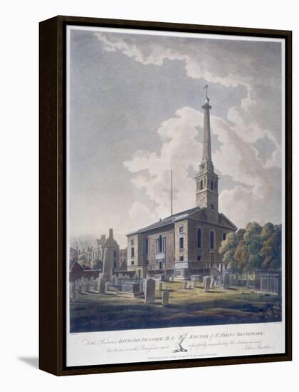 View of the Church of St John Horsleydown, Bermondsey, London, 1799-John William Edy-Framed Premier Image Canvas