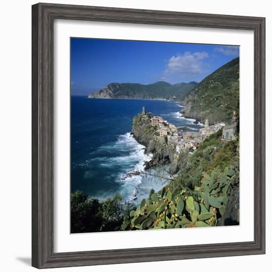 View of the Cinque Terre Village of Vernazza-Stuart Black-Framed Photographic Print