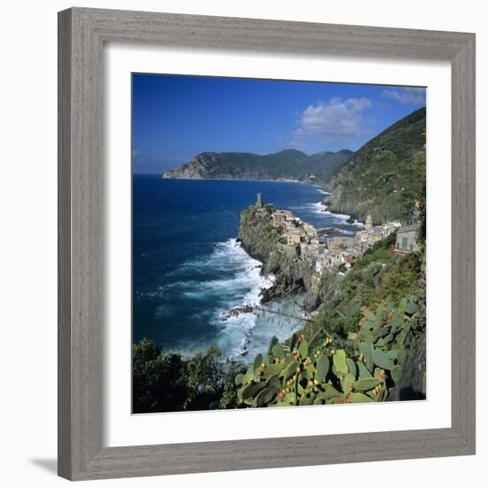 View of the Cinque Terre Village of Vernazza-Stuart Black-Framed Photographic Print