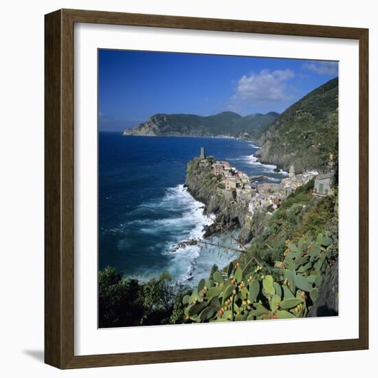 View of the Cinque Terre Village of Vernazza-Stuart Black-Framed Photographic Print