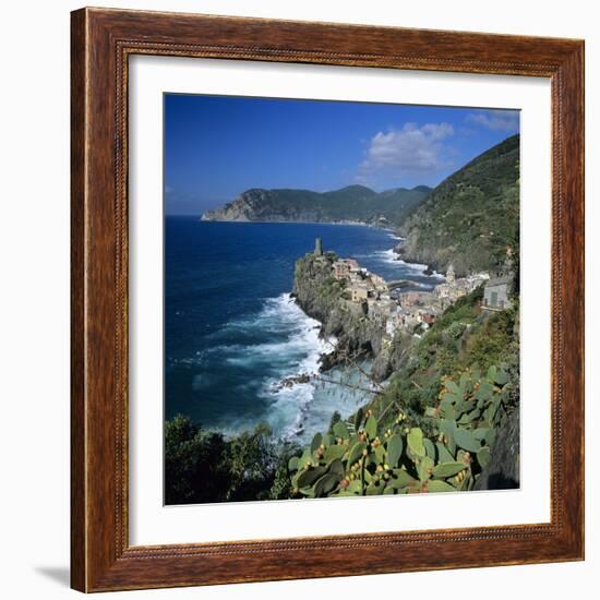 View of the Cinque Terre Village of Vernazza-Stuart Black-Framed Photographic Print