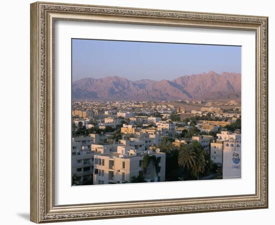 View of the City, Aqaba, Jordan, Middle East-Alison Wright-Framed Photographic Print