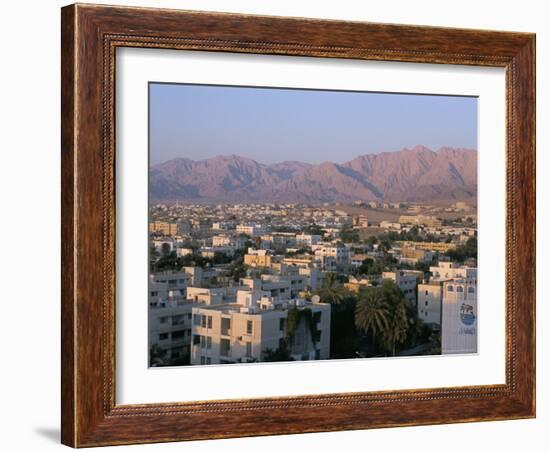 View of the City, Aqaba, Jordan, Middle East-Alison Wright-Framed Photographic Print