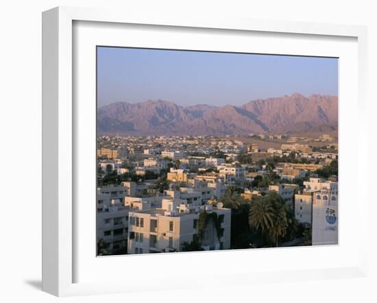 View of the City, Aqaba, Jordan, Middle East-Alison Wright-Framed Photographic Print