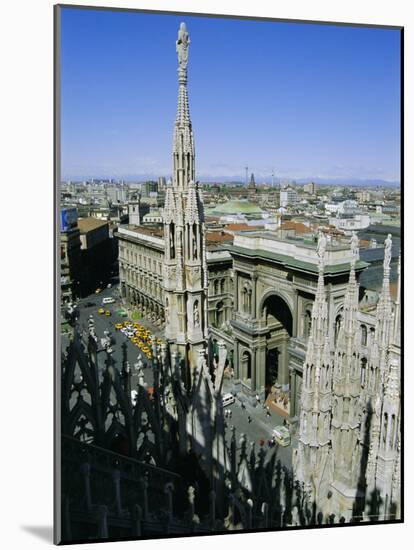 View of the City from the Roof of the Duomo (Cathedral), Milan, Lombardia (Lombardy), Italy, Europe-Sheila Terry-Mounted Photographic Print