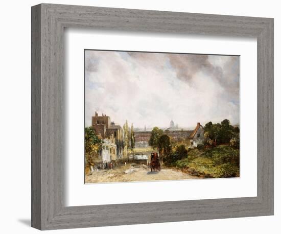 View of the City of London from Sir Richard Steele's Cottage, Hampstead-John Constable-Framed Giclee Print