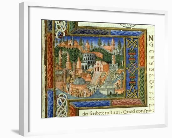 View of the City of Rome-Giovanni &  Jacopo Milano & Fabriano-Framed Art Print