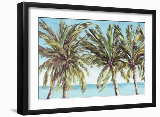 View of the Coastline-Julie DeRice-Framed Art Print