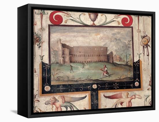 View of the Colosseum, 1544-null-Framed Premier Image Canvas