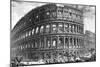 View of the Colosseum, from the 'Views of Rome' Series, C.1760-Giovanni Battista Piranesi-Mounted Giclee Print