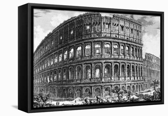 View of the Colosseum, from the 'Views of Rome' Series, C.1760-Giovanni Battista Piranesi-Framed Premier Image Canvas