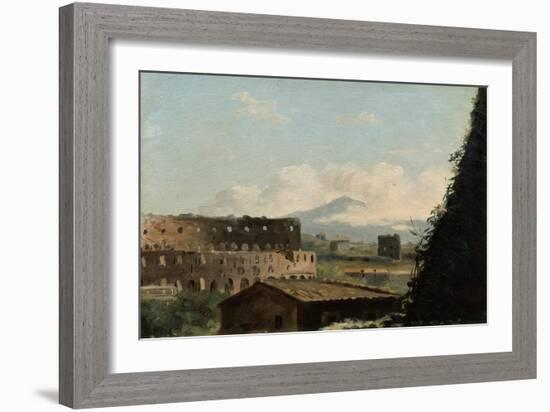 View of the Colosseum, Rome, Late 18Th/Early 19th Century-Pierre Henri de Valenciennes-Framed Giclee Print