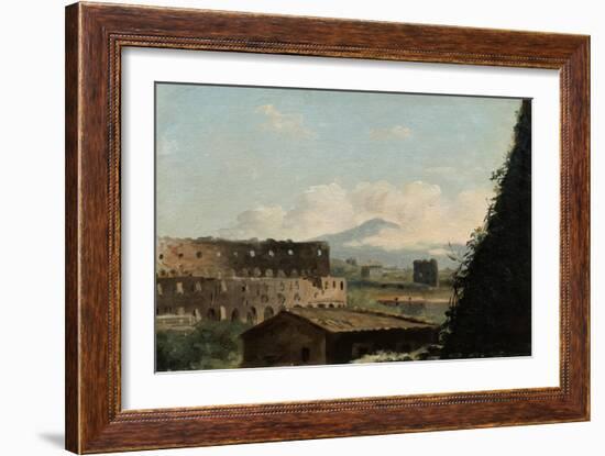 View of the Colosseum, Rome, Late 18Th/Early 19th Century-Pierre Henri de Valenciennes-Framed Giclee Print