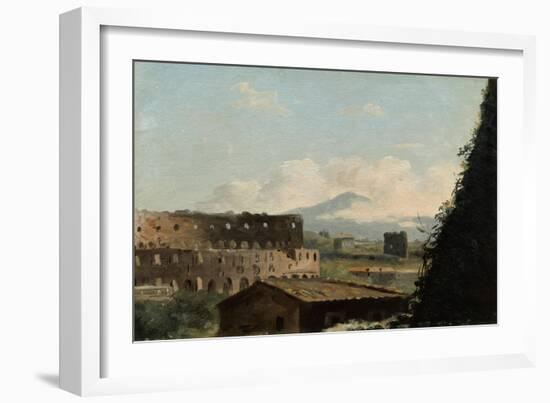 View of the Colosseum, Rome, Late 18Th/Early 19th Century-Pierre Henri de Valenciennes-Framed Giclee Print