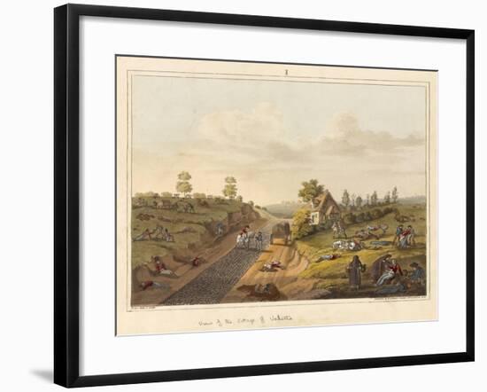 View of the Cottage of Valette-James Rouse-Framed Giclee Print