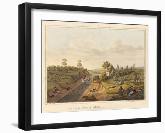 View of the Cottage of Valette-James Rouse-Framed Giclee Print