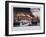 View of the Cotton's Wharf Fire, Bermondsey, London, 1861-null-Framed Giclee Print
