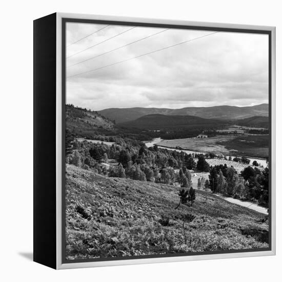 View of the Countryside in Deeside. 28/08/1959-Staff-Framed Premier Image Canvas