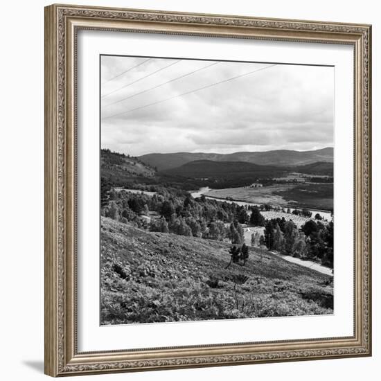 View of the Countryside in Deeside. 28/08/1959-Staff-Framed Photographic Print