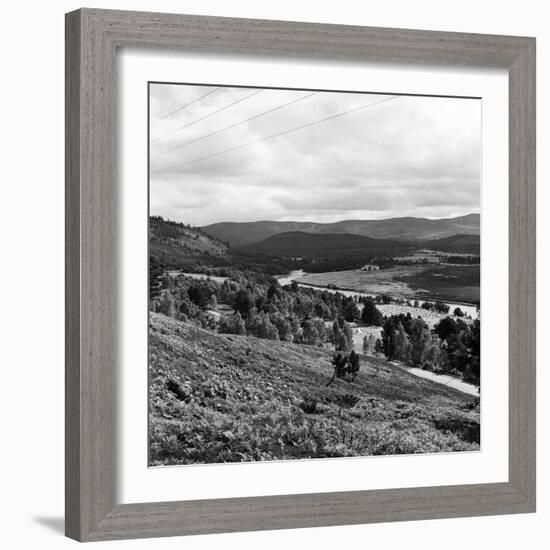 View of the Countryside in Deeside. 28/08/1959-Staff-Framed Photographic Print