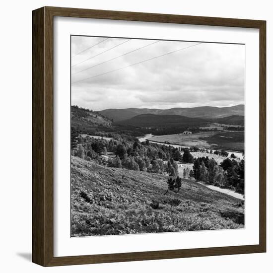 View of the Countryside in Deeside. 28/08/1959-Staff-Framed Photographic Print