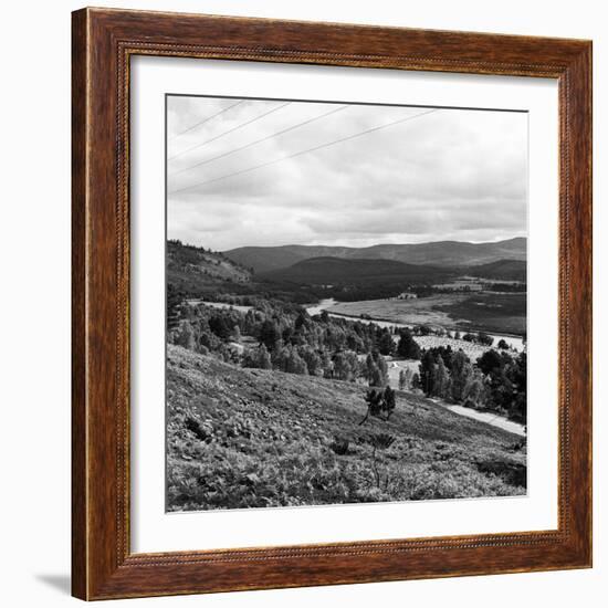 View of the Countryside in Deeside. 28/08/1959-Staff-Framed Photographic Print